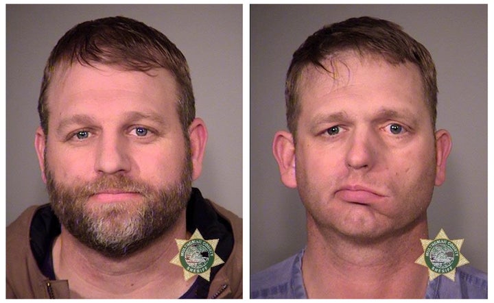 Ammon Bundy, left, and his brother Ryan Bundy.