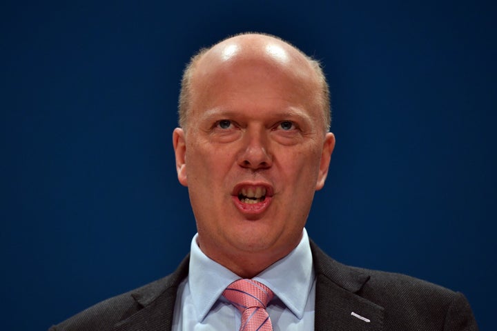 Transport secretary Chris Grayling