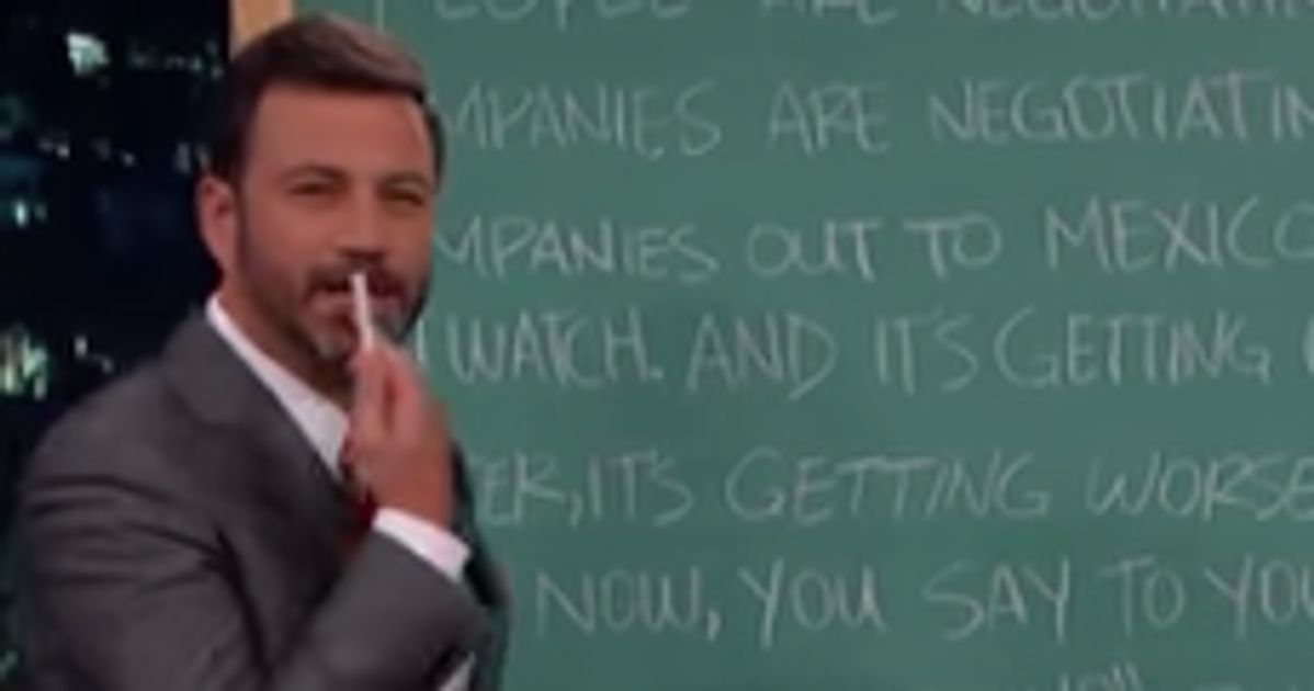 Donald Trumps Nonsensical Speeches Leave Jimmy Kimmel Very Confused