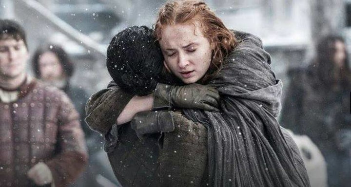 Image result for Jon and Sansa