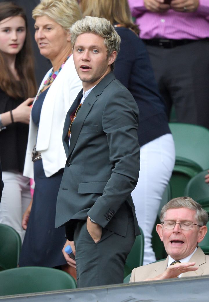 Niall Horan at Wimbledon in July