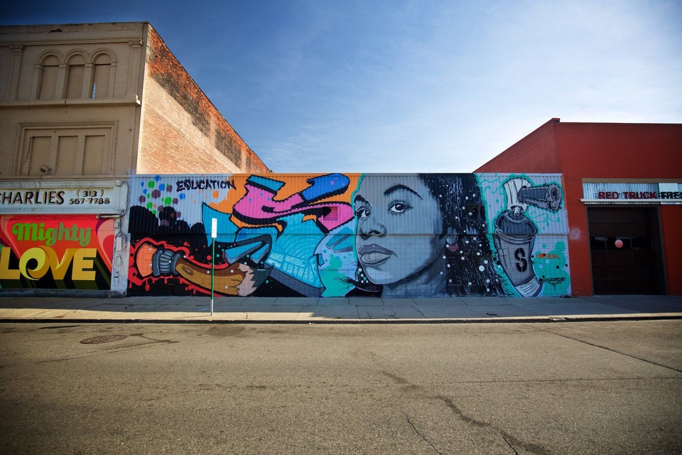 Dozens Of Artists Filled A Detroit Neighborhood With Larger-than-life 