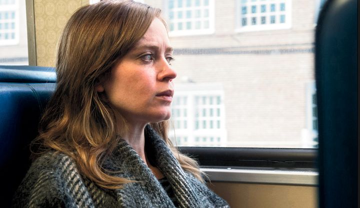Emily Blunt plays Rachel, a woman devastated by loss and drink
