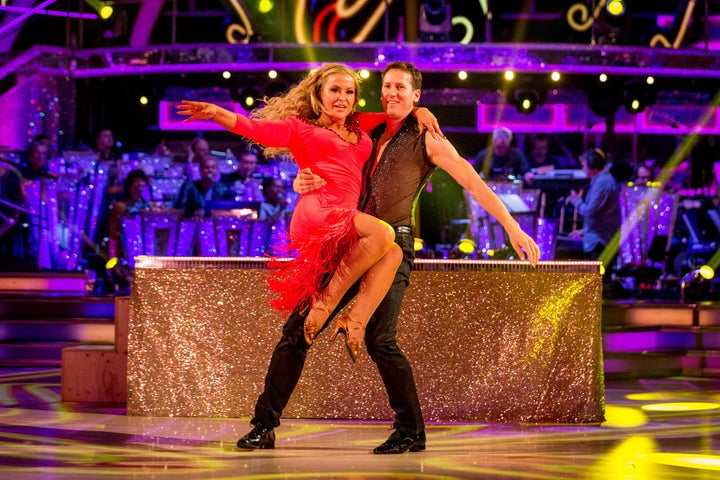 <strong>Anastacia was unable to perform her salsa for a second time</strong>
