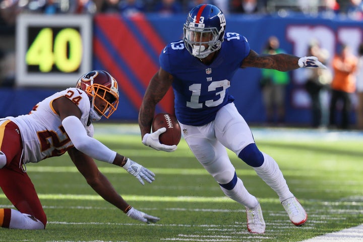 Beckham's 22 catches for 303 yards and zero touchdowns this season is the least productive four-game stretch of his car