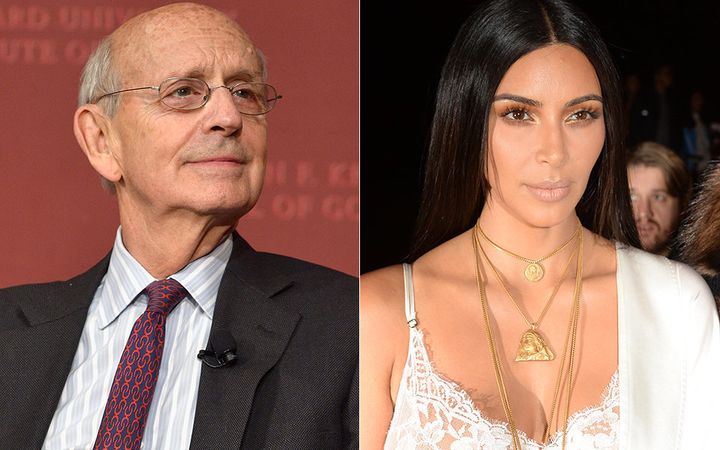 Justice Stephen Breyer pondered Kardashian's robbery as he thought of how to properly interpret the federal bank fraud statute.