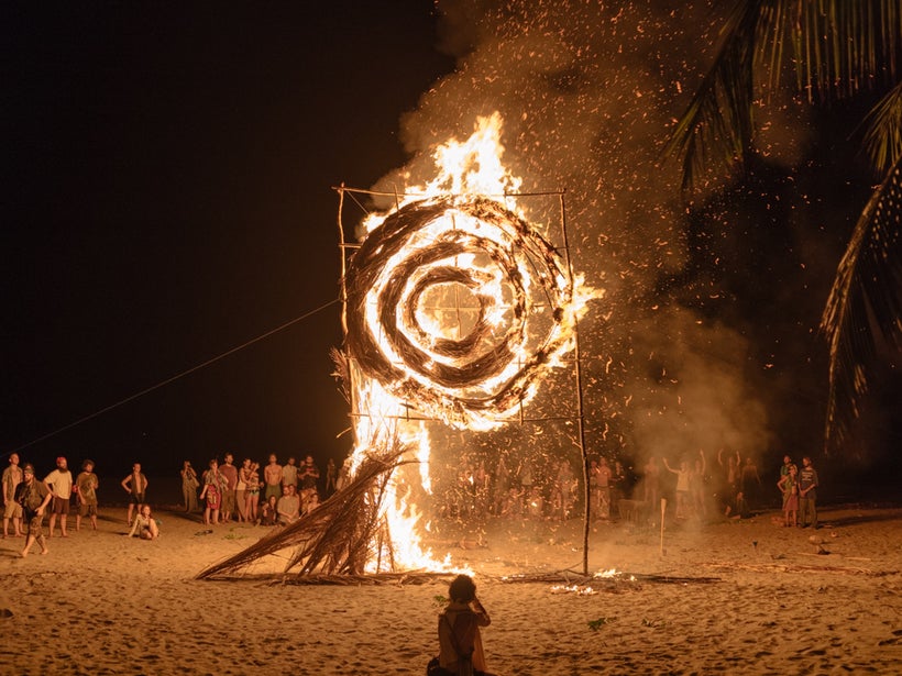 Equilbrio closing ceremony, Playa El Esteron, El Salvador