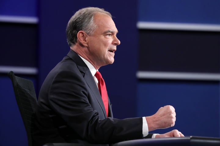 Democratic vice presidential nominee Sen. Tim Kaine (D-Va.) criticized Donald Trump for avoiding paying federal income taxes for many years.