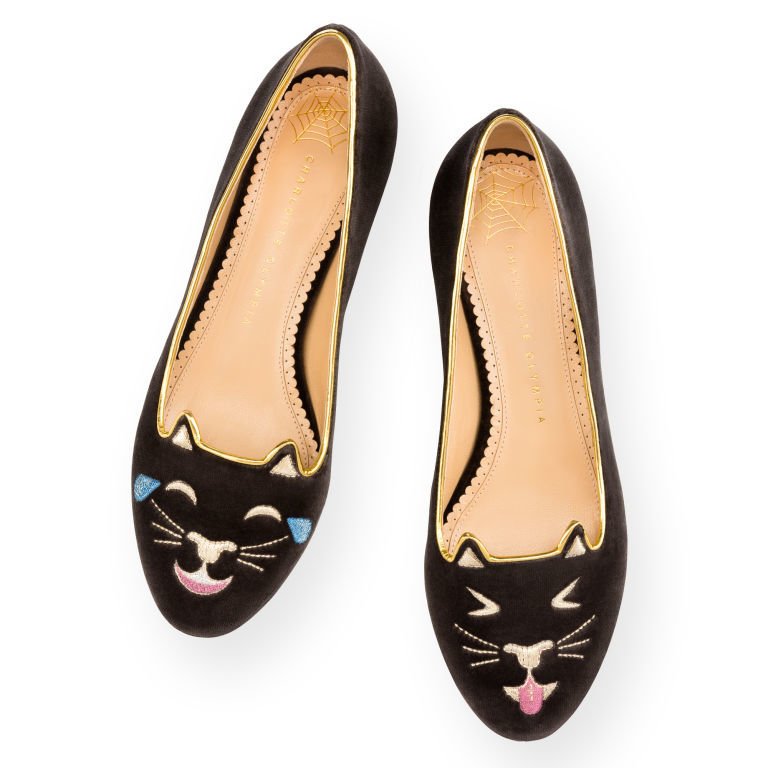 charlotte olympia cat slippers