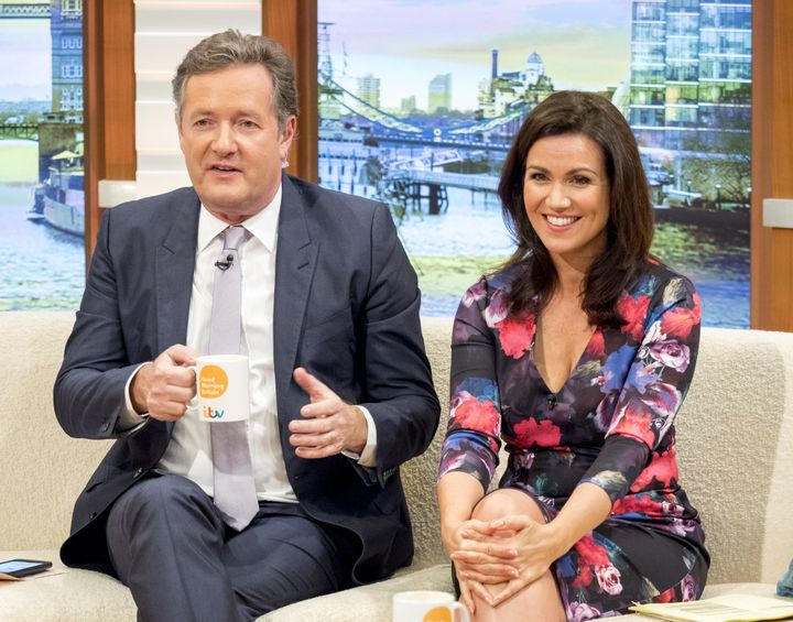 Piers Morgan and Susanna Reid on 'Good Morning Britain'