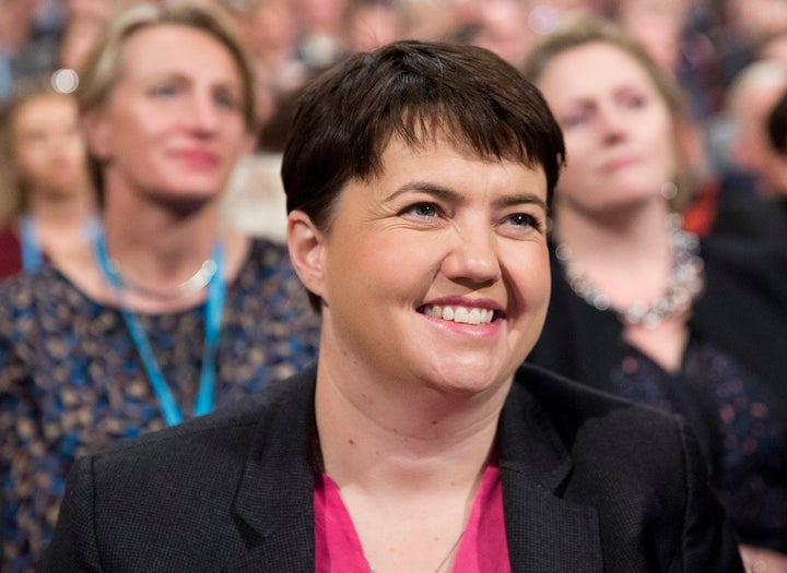 <strong>Ruth Davidson said she wanted a piece of the Strictly action</strong>