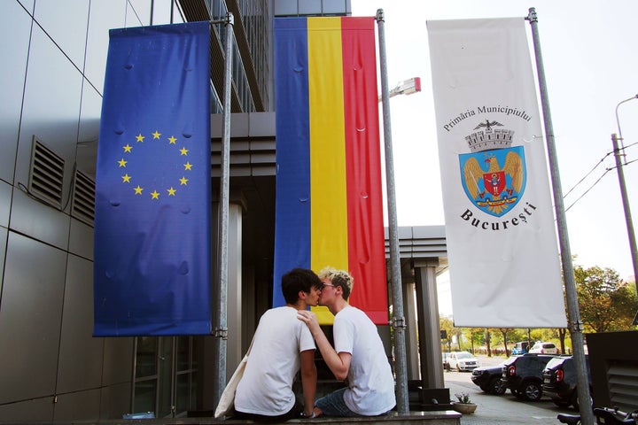 City hall. Mozaiq, a Romanian LGBT Organization, is trying to convince local authorities in Bucharest to create an LGBT commu