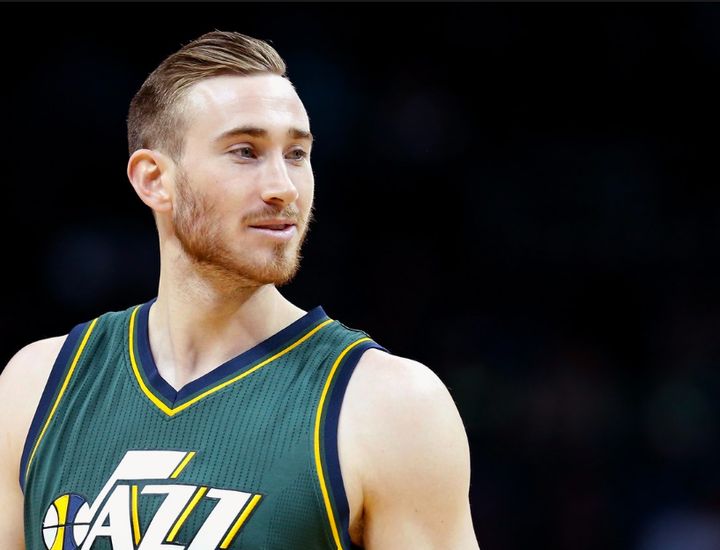 Hayward's hair looks this good before, during, and after a full 48 minutes of game.