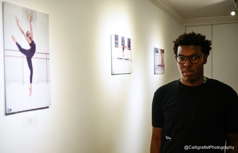 Chuck debuts his "Awkward Spaces" collection in Harlem, NY