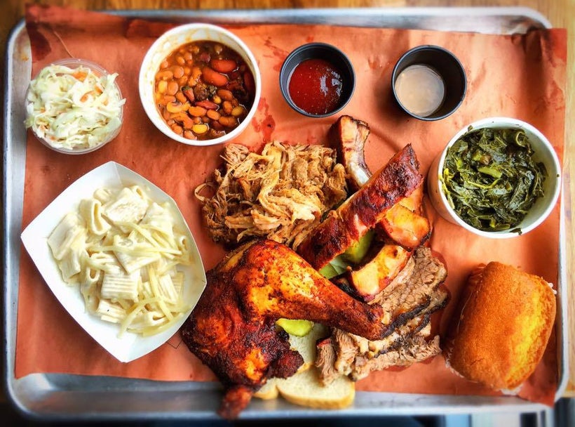 Beautiful tray of real pit smoked BBQ!
