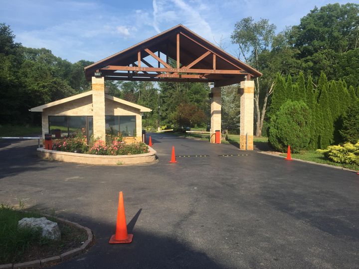 Entrance of Gulen's compound in Saylorsbourg, PA. 