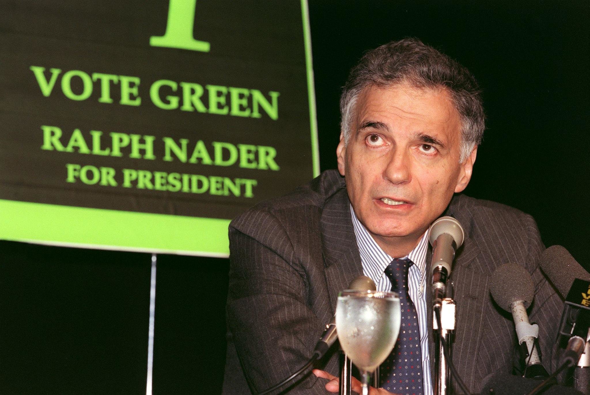 Ralph Nader Supporters Warn Third-Party Voters: Don't Make The Same ...