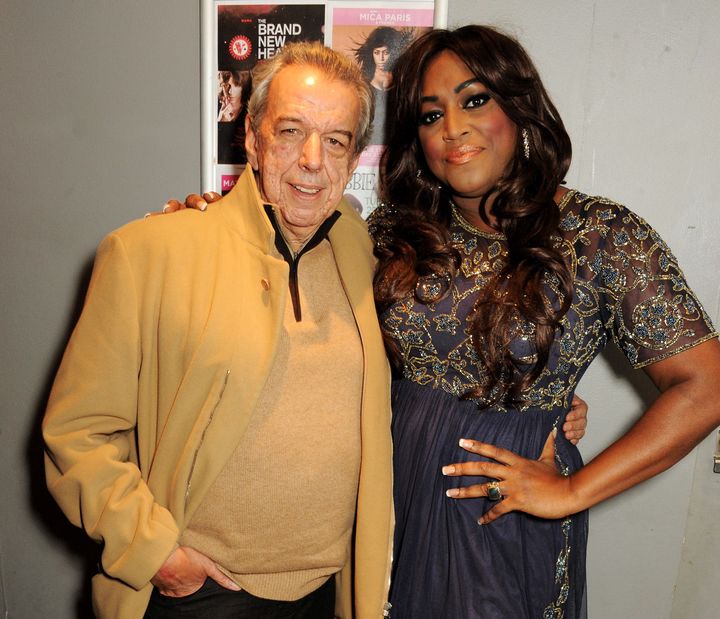 Rod Temperton (pictured with Mica Paris) has died at the age of 66