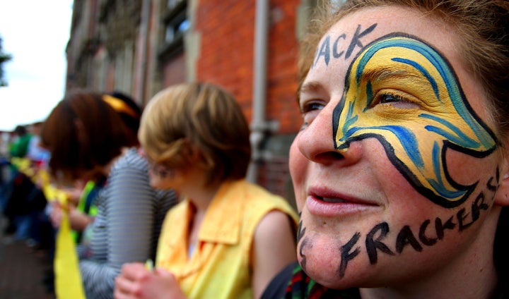 <strong>Residents and environmentalists oppose the fracking plans</strong>