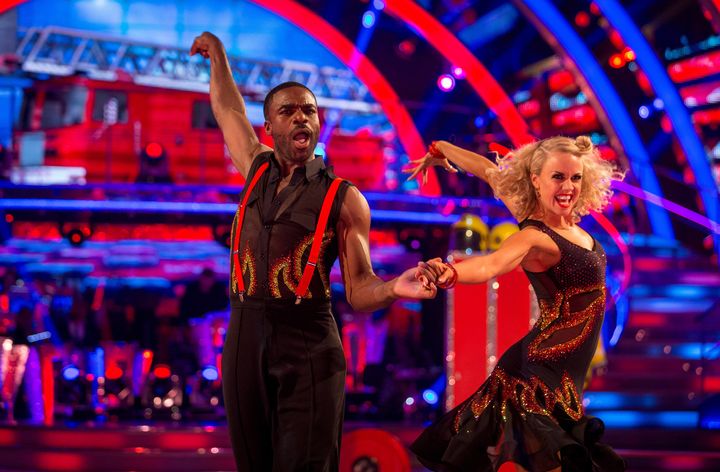 Ore Oduba claims his penis is taking a 'beating' on 'Strictly'