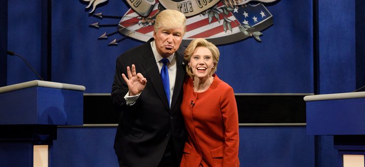 Alec Baldwin and Kate McKinnon are playing Donald Trump and Hillary Clinton, respectively, on "Saturday Night Live" this election season.