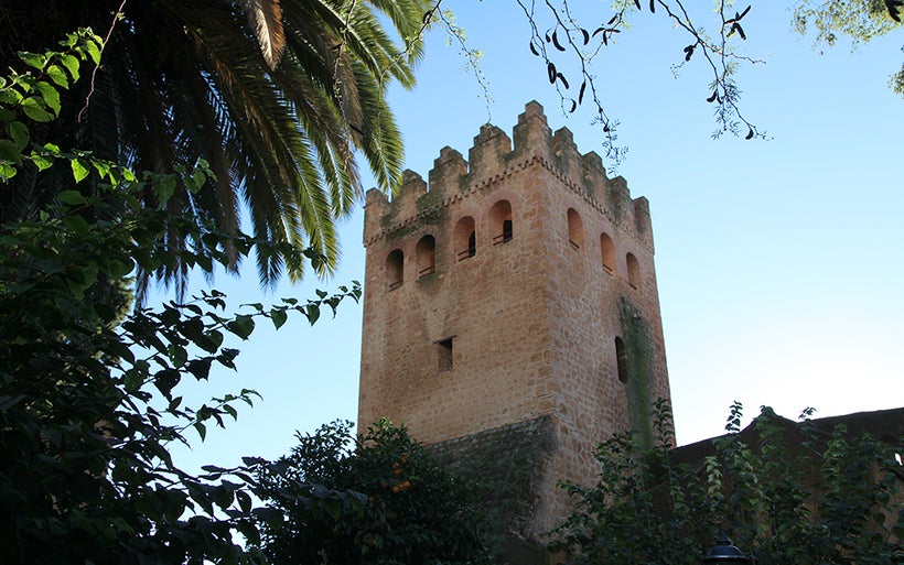 The Moorish Tower of the Kasbah in Chefchaouen, Morocco