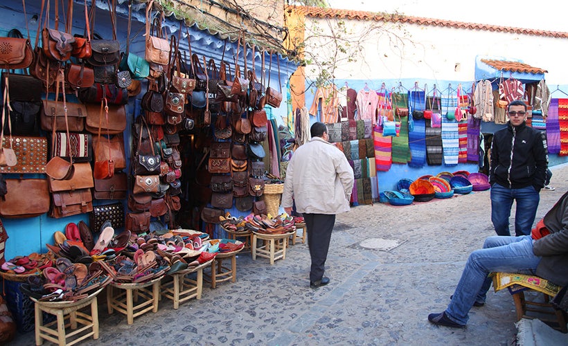 Chefchaouen is a shopper's dream