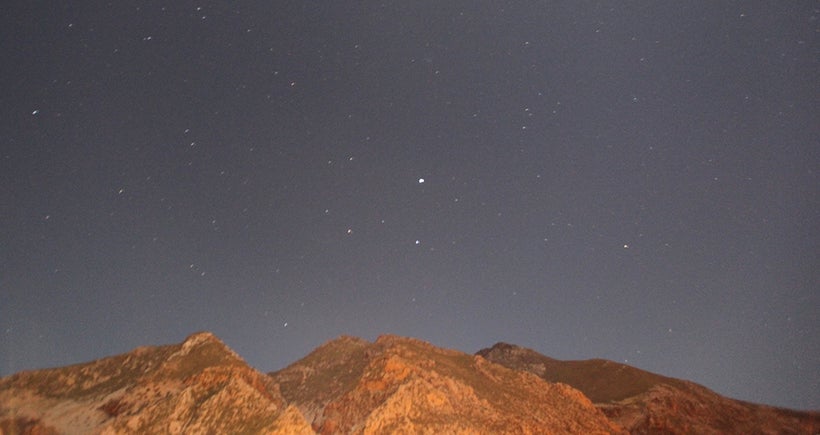 Starry night in Chefchaouen, Morocco