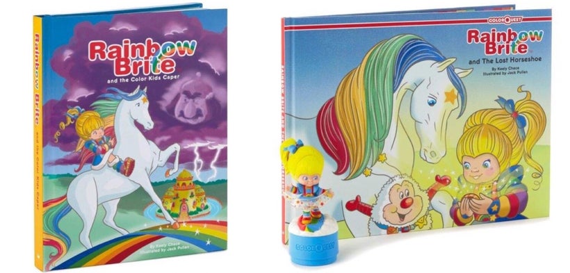 The talking books feature the voice of Kara Goodier