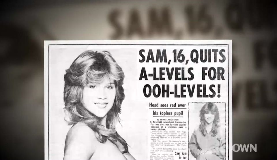 Samantha Fox, Then and Now.