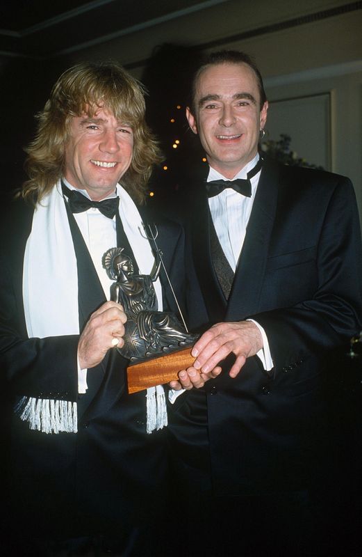 Status Quo perhaps wouldn't&nbsp;be top of the list of artists we'd guess had been given the Outstanding Contribution To Music award, but looking at those smiling faces, who could possibly argue?