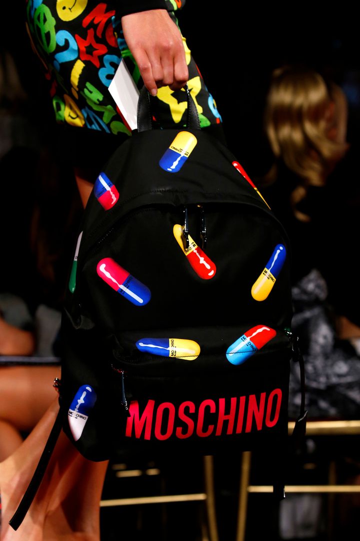 Moschino pill-themed fashion collection slated for 'glamorising addiction