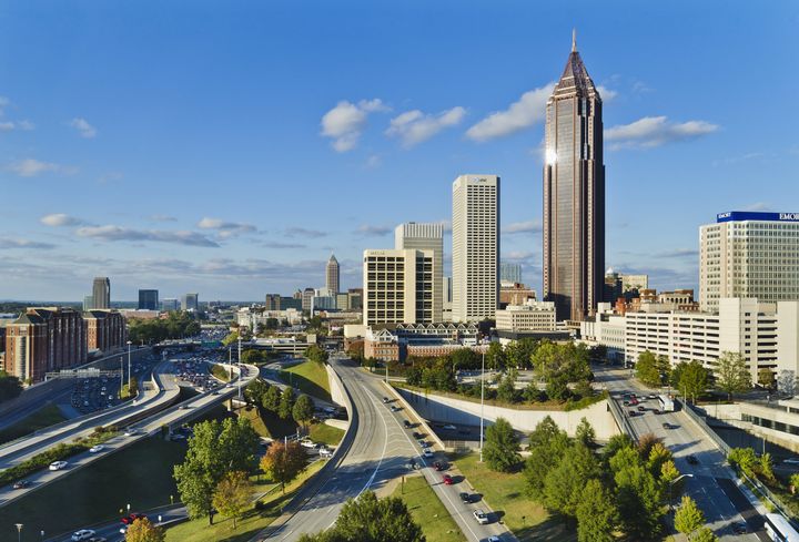 View of downtown Atlanta.