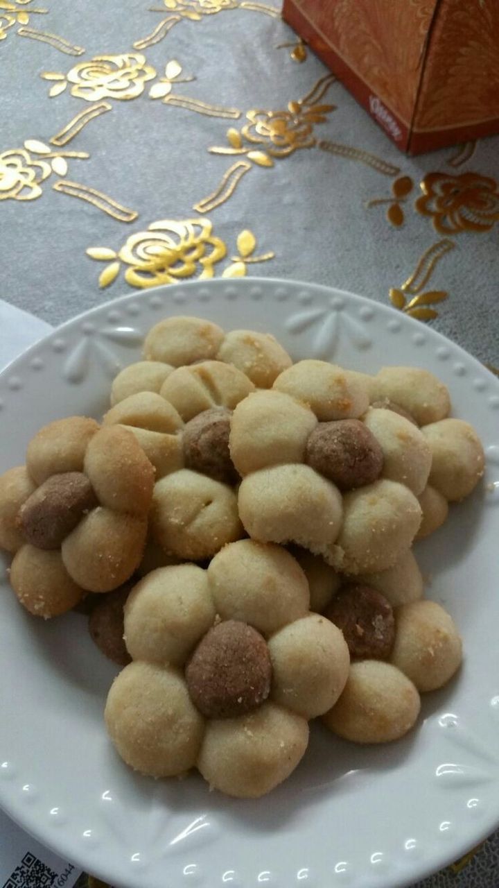 Safaa's beautiful cookies. These are served with chai tea