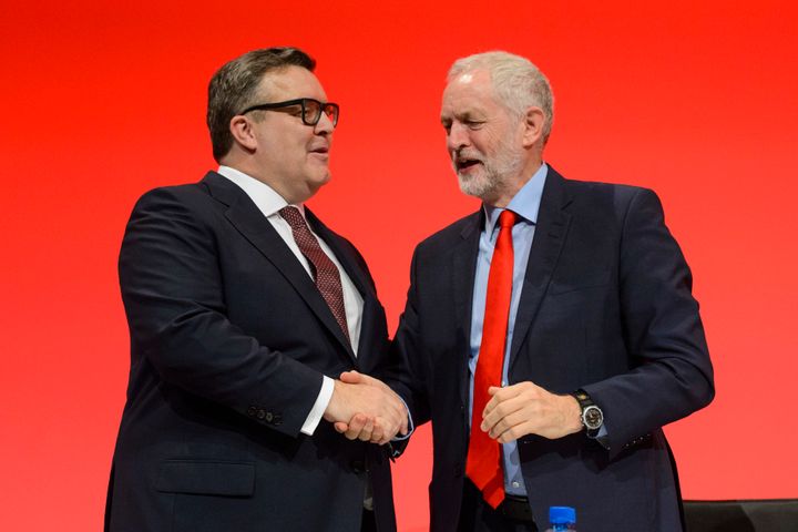 Tom Watson (left) and Jeremy Corbyn