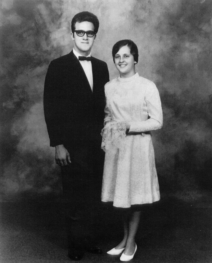 Anne and Jonas on their wedding day in 1968.