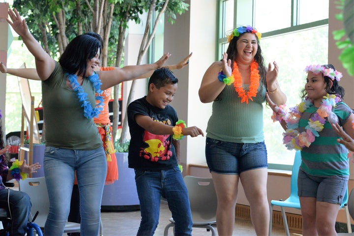 Participants at a Dancin Power class. 