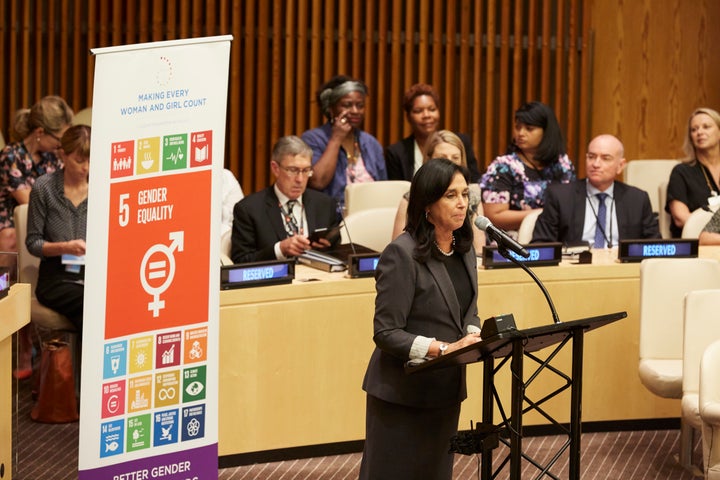 Launch of a Public-Private Partnership to close gender data gaps for Sustainable Development Goals monitoring and accountability at the UN General Assembly on Sept. 21 in New York.