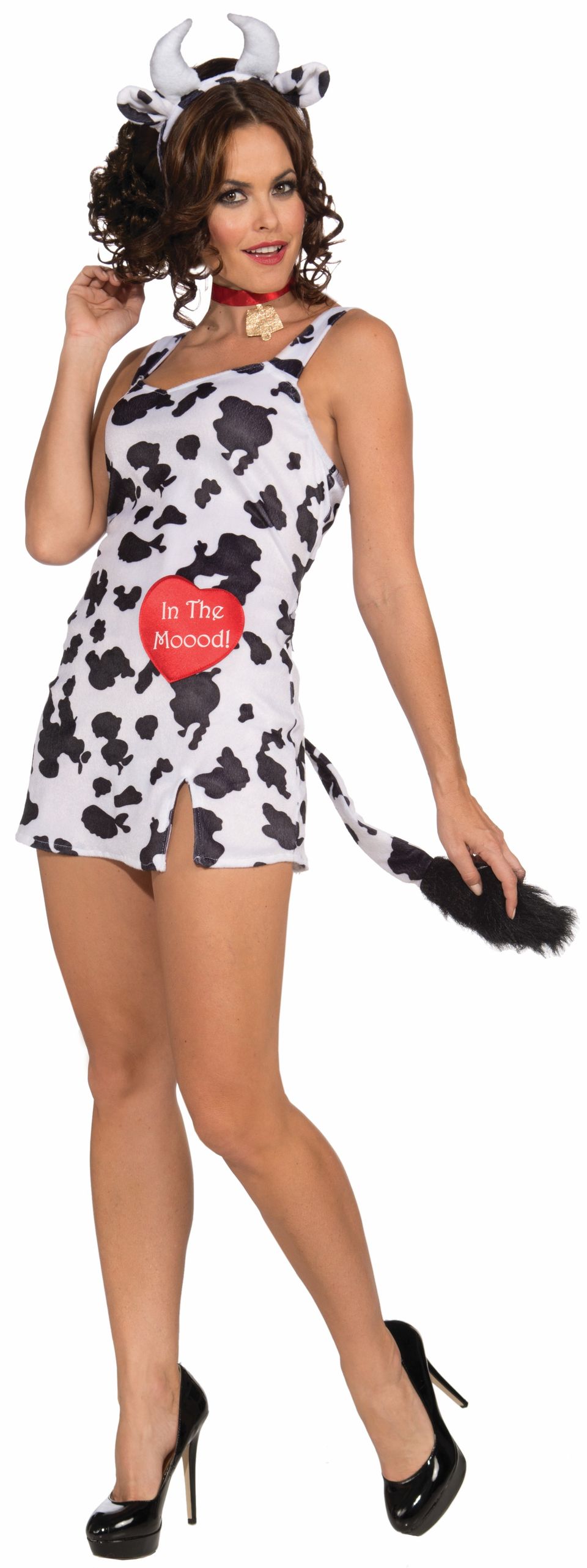 Костюм костюм коровы на прозрачном фоне Эротич