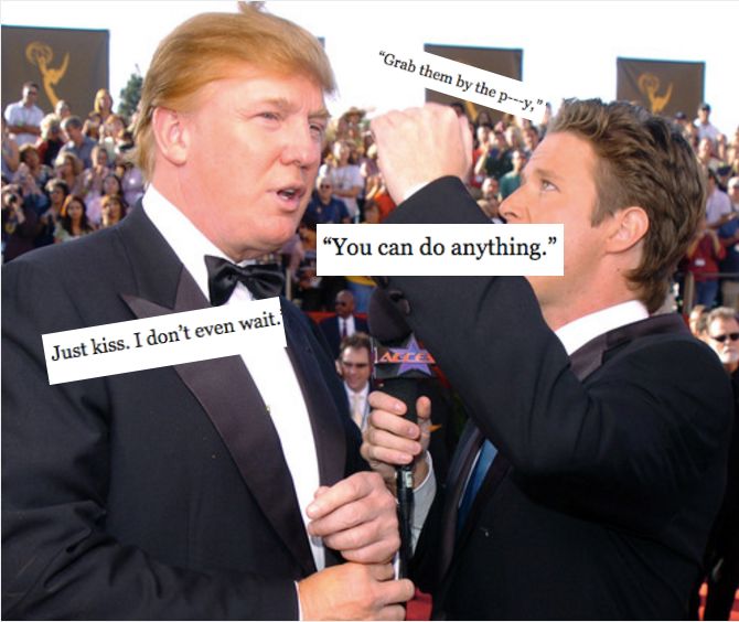 Donald Trump and Billy Bush.