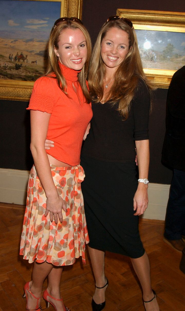 The sisters at an event in 2005