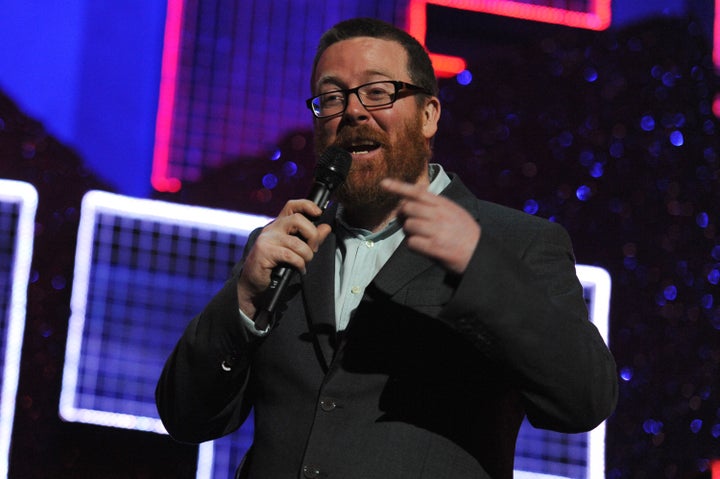 <strong>Frankie Boyle attacks Donald Trump's lacklustre apology and asks ' are you a deranged sexcase?'</strong>