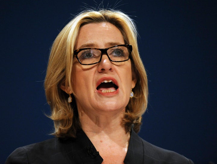 Help Refugees UK is taking legal action against the Home Office for 'failing to take in child refugees'. Pictured is Home Secretary Amber Rudd.