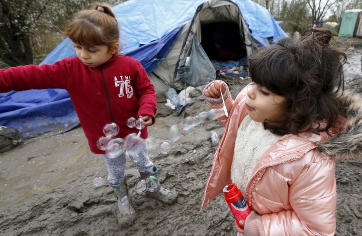 It is estimated that there are more than 10,000 refugees and migrants living in the Calais 'jungle' camp.