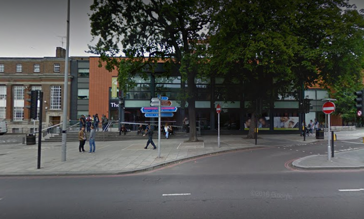 The victim was crossing the road by the College of Haringey, Enfield & North East London when the attack took place