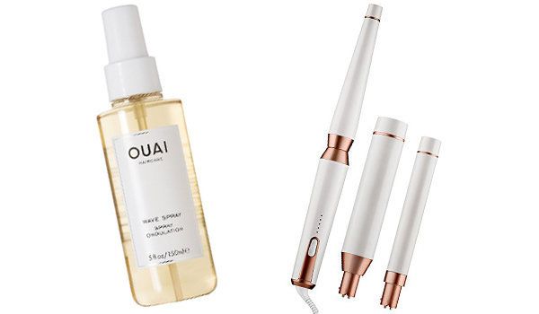 Ouai Haircare Wave Spray (£22), T3 Whirl Trio Interchangeable Styling Wand (£199)