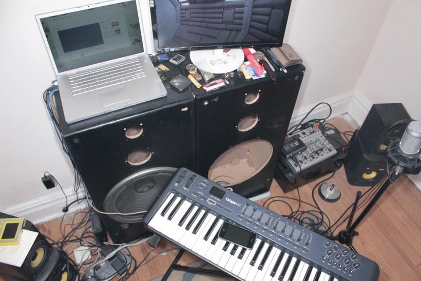 This is what it looked like in 2012 after moving to a new location and losing access to some equipment.