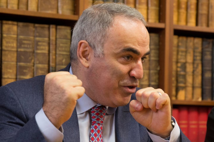 Garry Kasparov, human rights activist and former chess champion, says Donald Trump sounds a lot like Russian leader Vladimir Putin.