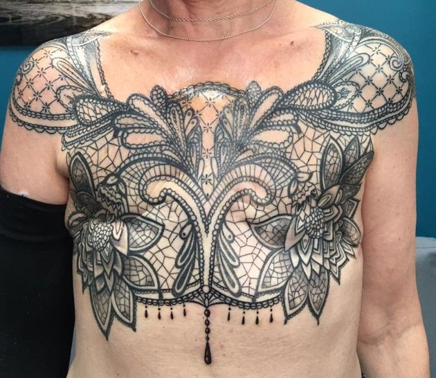 Breast Cancer Survivor S Mastectomy Tattoo Transforms Her Scars Into