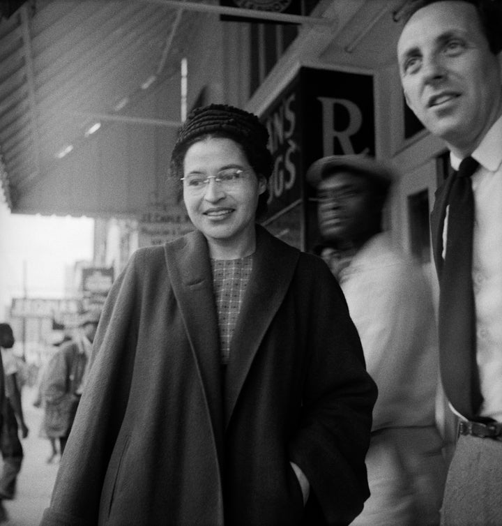 Rosa Parks in December 1956 at age 43.